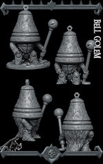 BELL GOLEM - Miniature | All Sizes | Dungeons and Dragons | Pathfinder | War Gaming