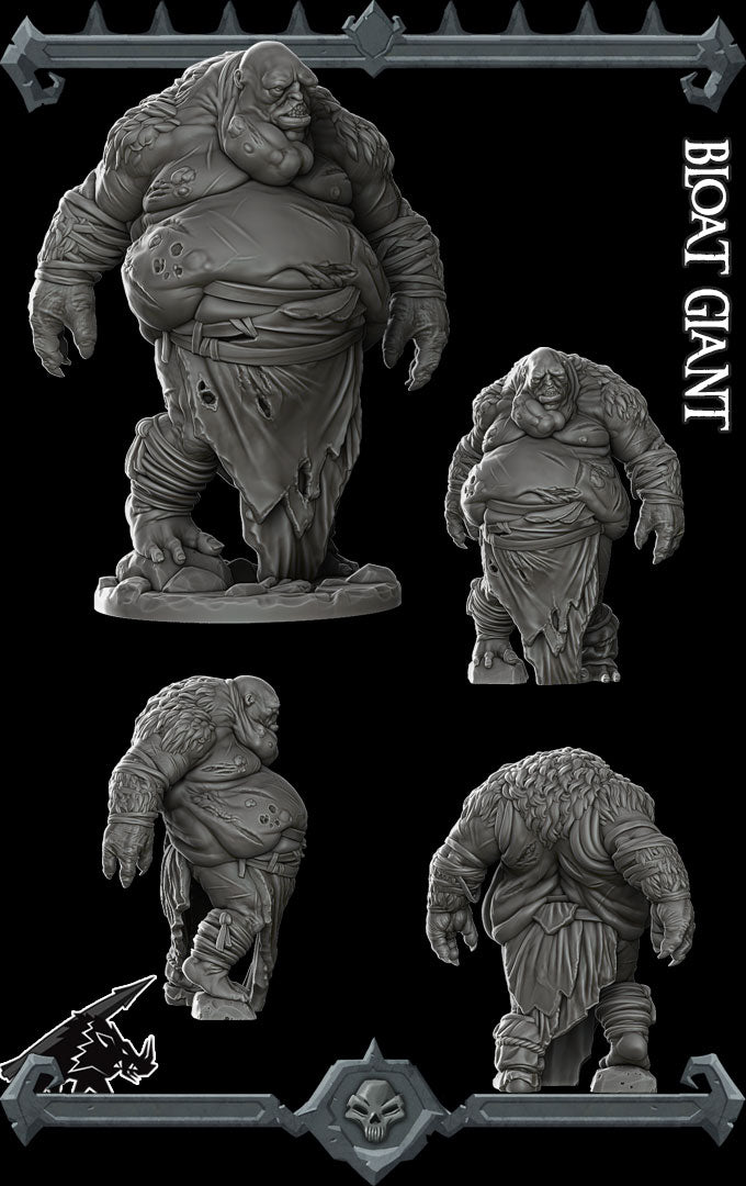 BLOAT GIANT - Miniature -All Sizes | Dungeons and Dragons | Pathfinder | War Gaming