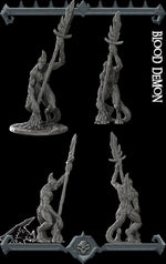 BLOOD DEMON - Miniature | All Sizes | Dungeons and Dragons | Pathfinder | War Gaming