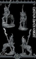 CENTAUR DEATH KNIGHT - Miniature | All Sizes | Dungeons and Dragons | Pathfinder | War Gaming