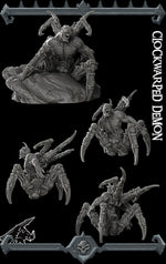 CLOCKWARPED DEMON - Miniature -All Sizes | Dungeons and Dragons | Pathfinder | War Gaming