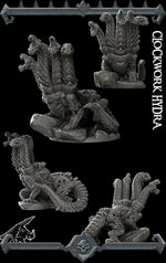 CLOCKWORK HYDRA - Miniature Model | Dungeons and dragons | Cthulhu | Pathfinder | War Gaming