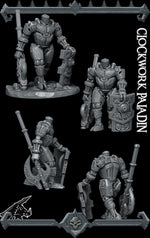 CLOCKWORK PALADIN - Miniature | Dungeons and dragons | Cthulhu | Pathfinder | War Gaming