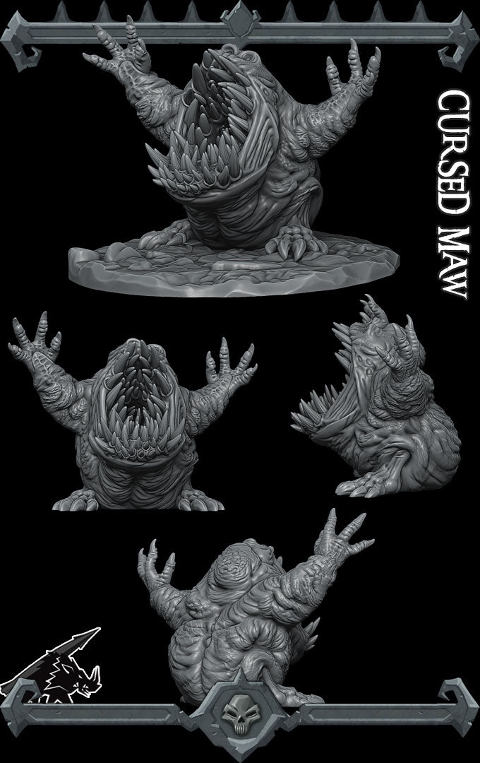CURSED MAW - Miniature | Dungeons and dragons | Cthulhu | Pathfinder | War Gaming