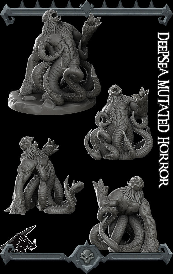 DEEP SEA MUTATED HORROR - Miniature | Dungeons and dragons | Cthulhu | 40k | Pathfinder | War Gaming