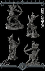 DEER CENTAUR - Miniature | All Sizes | Dungeons and Dragons | Pathfinder | War Gaming