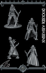 DOCKSIDE ASSASSIAN - Miniature | Dungeons and Dragons | Pathfinder | War Gaming