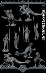 DRAGON CHASER SET - Miniature - | Dungeons and Dragons | Pathfinder | War Gaming