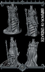 EMPEROR OF UNDEATH - Miniature | All Sizes | Dungeons and Dragons | Pathfinder | War Gaming