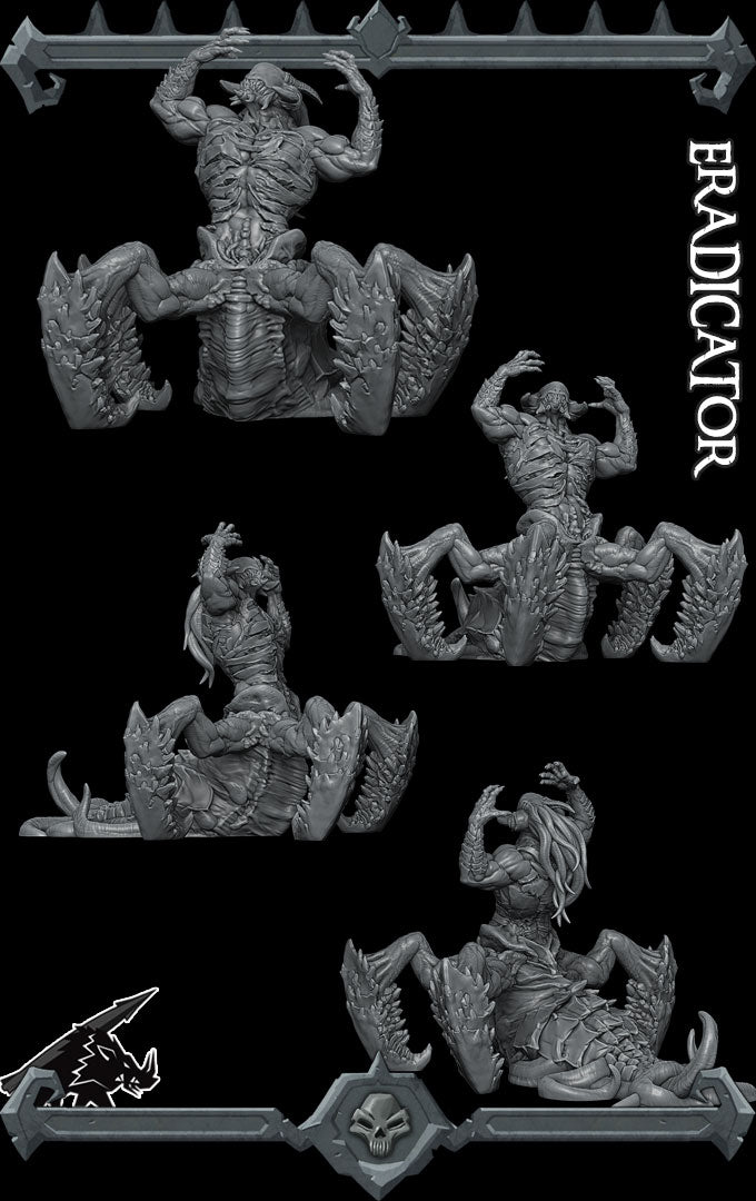 ERADICATOR - Miniature Model| All Sizes | Dungeons and Dragons | Pathfinder | War Gaming