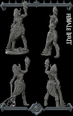 FEMALE IFRIT - Miniature -All Sizes | Dungeons and Dragons | Pathfinder | War Gaming
