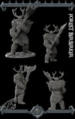 FOREST BERSERKER - Miniature -All Sizes | Dungeons and Dragons | Pathfinder | War Gaming