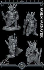 GOBLIN WARMASTER- Dungeons and dragons | Cthulhu | Pathfinder | War Gaming| Miniature Model