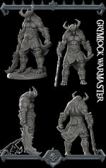 GRYMLOCK WARMASTER - Miniature | All Sizes | Dungeons and Dragons | Pathfinder | War Gaming