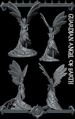 GUARDIAN ANGEL OF EARTH - Monster miniature | All Sizes | Dungeons and Dragons | Pathfinder | War Gaming