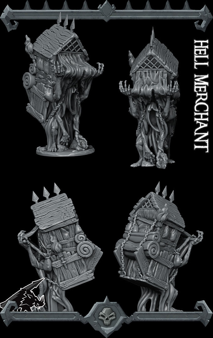 HELL MERCHANT - Miniature Model | All Sizes | Dungeons and Dragons | Pathfinder | War Gaming