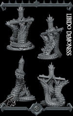 LIBIDO DEMONESS - Miniature | All Sizes | Dungeons and Dragons | Pathfinder | War Gaming