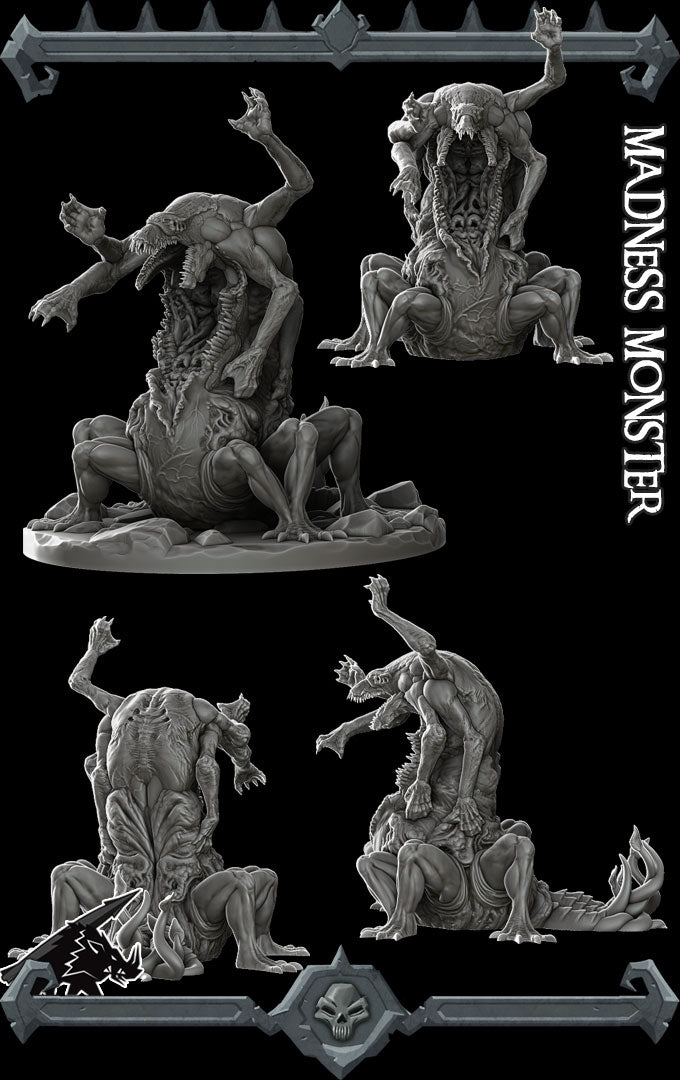 MADNESS MONSTER - Miniature | All Sizes | Dungeons and Dragons | Pathfinder | War Gaming
