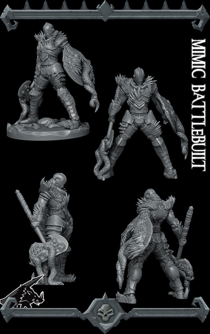 MIMIC BATTLEBUILT - Miniature | All Sizes | Dungeons and Dragons | Pathfinder | War Gaming