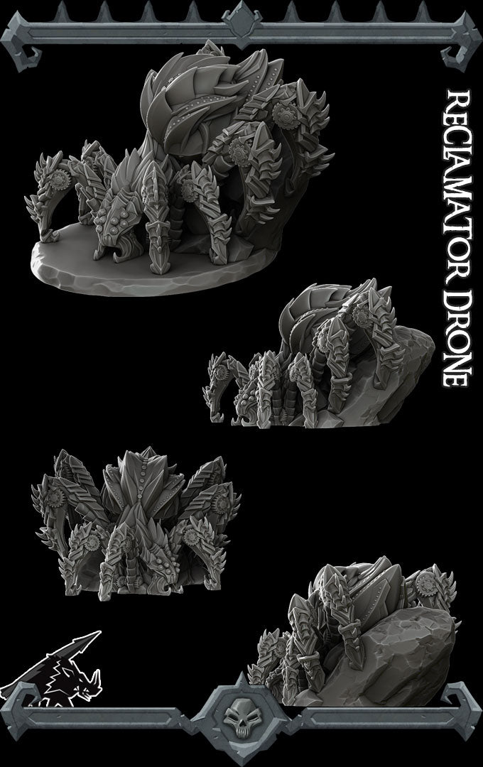 RECLAMATOR DRONE - Miniature -All Sizes | Dungeons and Dragons | Pathfinder | War Gaming