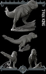 T-REX KING - Miniature -All Sizes | Dungeons and Dragons | Pathfinder | War Gaming