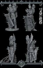 TWIN FIEND - Miniature | All Sizes | Dungeons and Dragons | Pathfinder | War Gaming