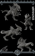 XENOSAURUS - Miniature Model All Sizes | Dungeons and Dragons | Pathfinder | War Gaming