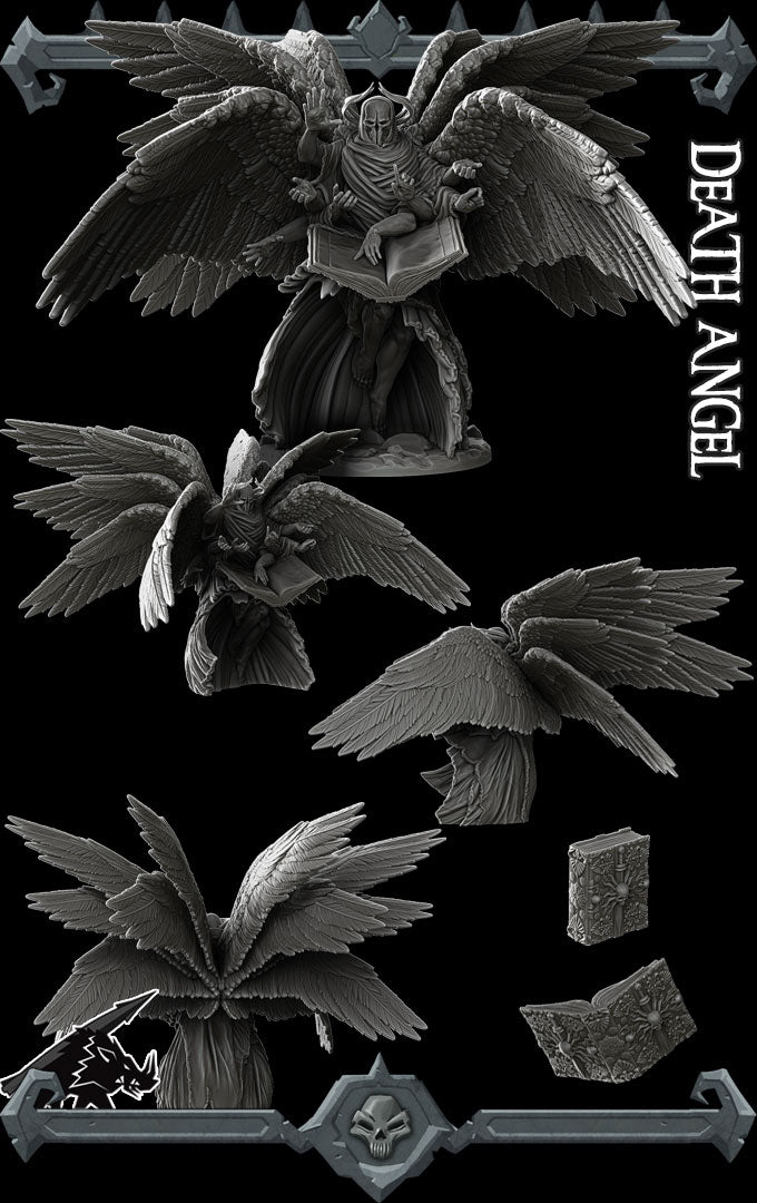 DEATH ANGEL - EPIC Sized Statue | Dungeons and dragons | Cthulhu| Pathfinder | War Gaming