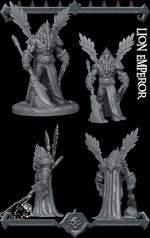 LION EMPEROR - Miniature -All Sizes | Dungeons and Dragons | Pathfinder | War Gaming