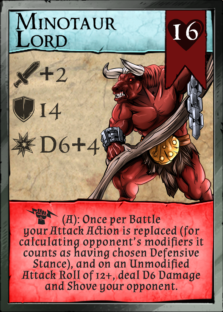 Minotaur Lord - Pit Fighter Champion Miniature