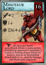 Minotaur Lord - Pit Fighter Champion Miniature