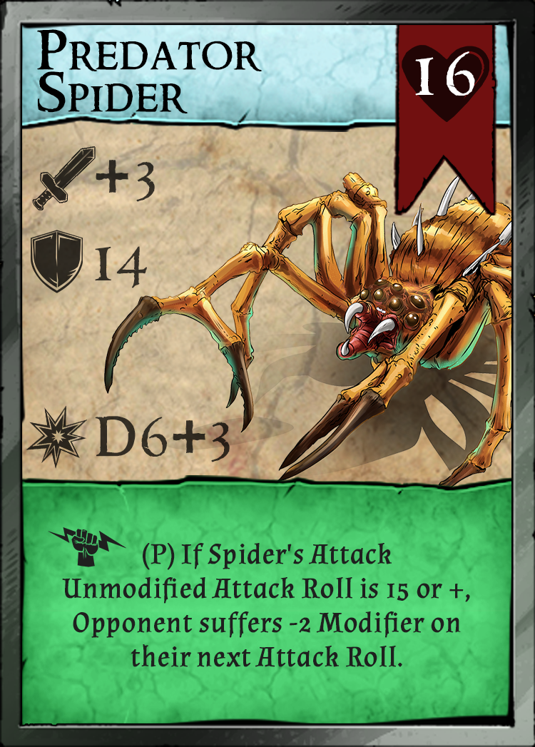 Predator Spider - Pit Fighter Champion Miniature