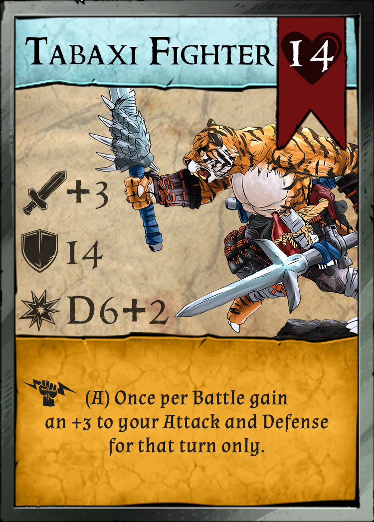 Tabaxi Samurai Fighter - Pit Fighter Champion Miniature