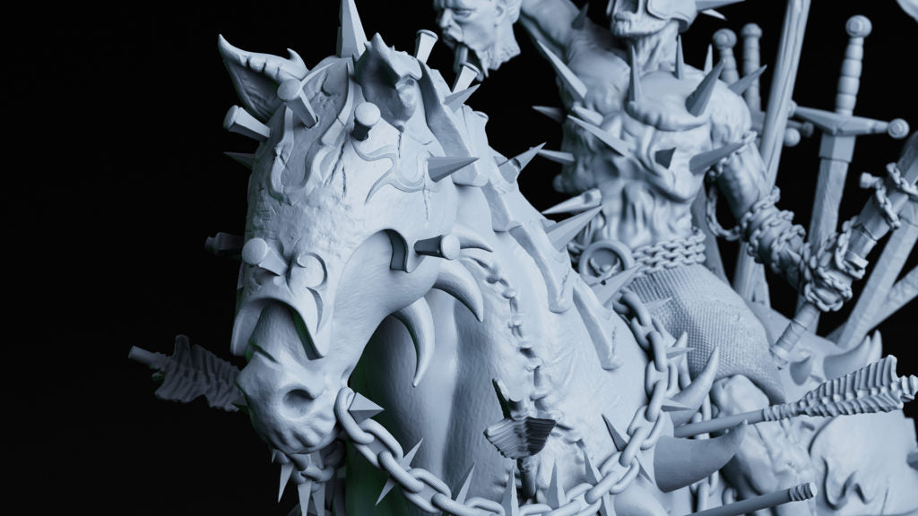 War - Four Horsemen of the Apocalypse Model 12:1 Scale | Harbingers of the Apocalypse