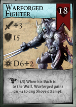 Warforged Fighter - Pit Fighter Champion Miniature