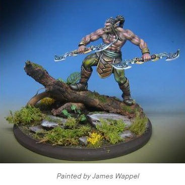 Wood Elf Blade Dancer- Pit Fighter Champion Miniature
