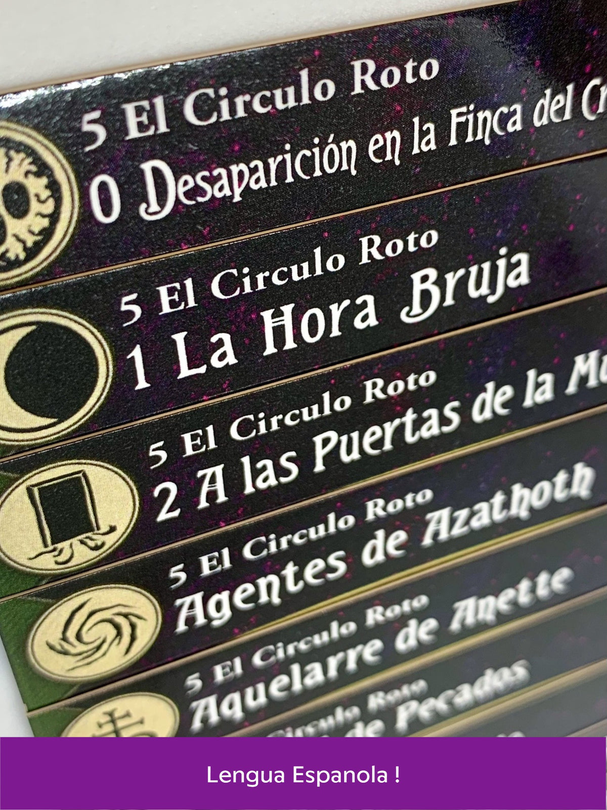 El Circulo Roto Arkham Horror El Juego de Cartas - Separadores- Española !
