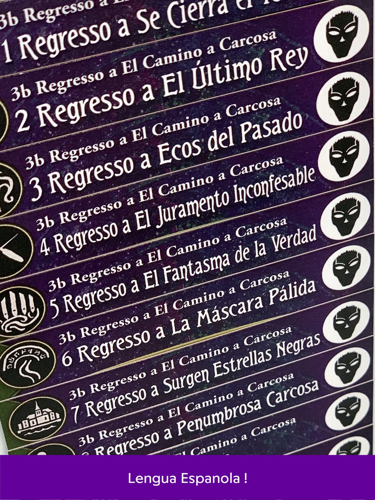 Regresso a El Camino a Carcosa Arkham Horror El Juego de Cartas Separadores Española!