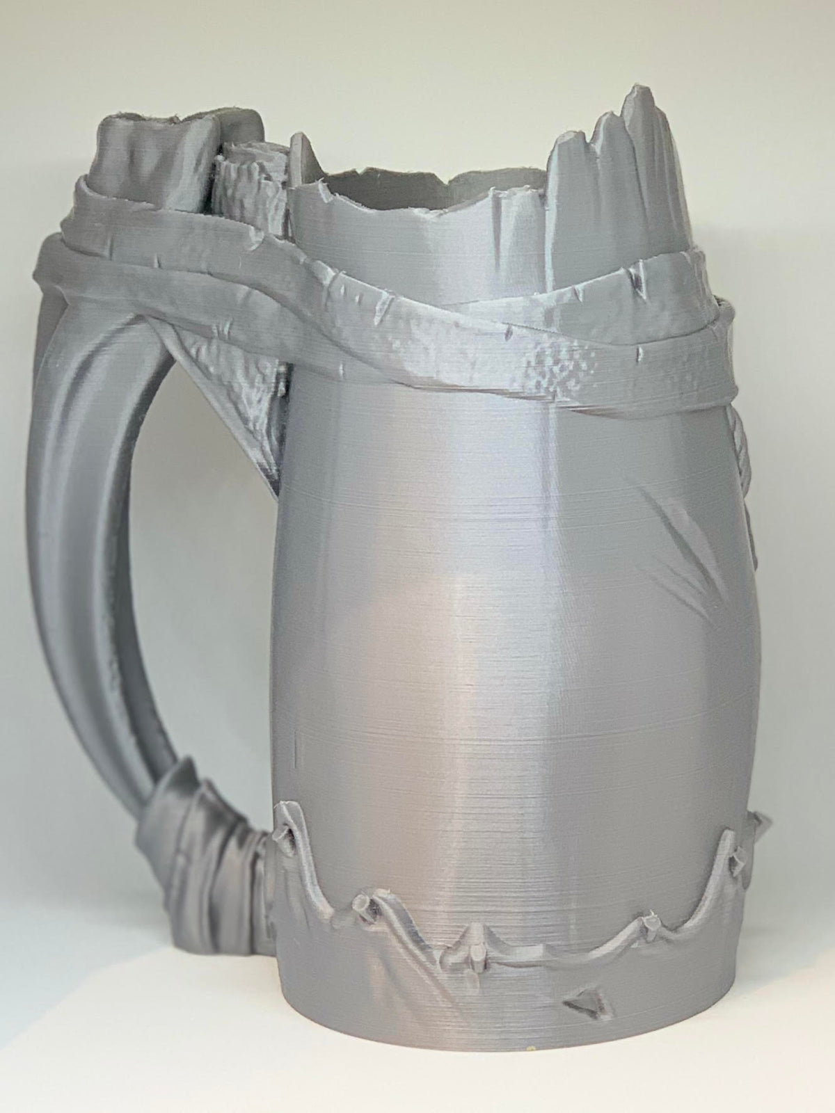 DnD Class Hero Gift:Barbarian Themed Can Holder & Matching Dice Box I Mythic Mug Collection