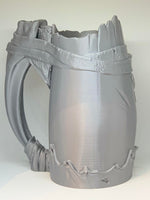 DnD Class Hero Gift:Barbarian Themed Can Holder & Matching Dice Box I Mythic Mug Collection