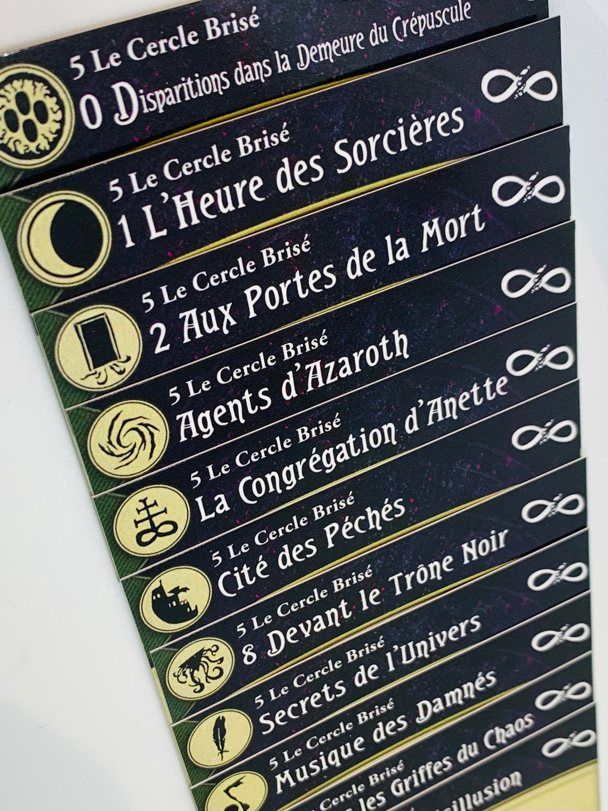 Le Cercle Brisé : Horreur à Arkham JCE - Intercalaires - Langue Française