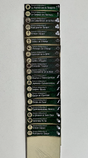 Escenario independiente: Arkham Horror El Juego de Cartas Separadores Española !