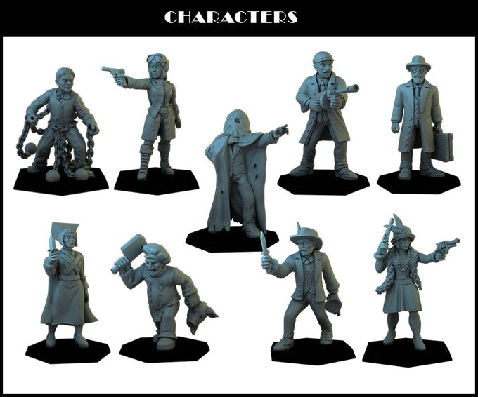 Cthulhu Investigators for Call of Cthulhu RPG & Tabletop Boardgames
