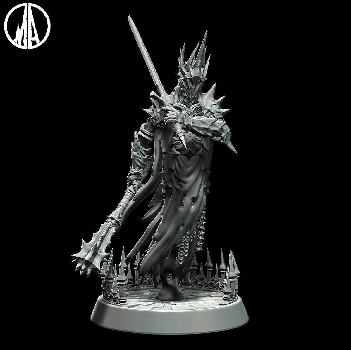 Fallen Wraithlord | 32mm Scale Resin Model | From the Lost Souls Collection