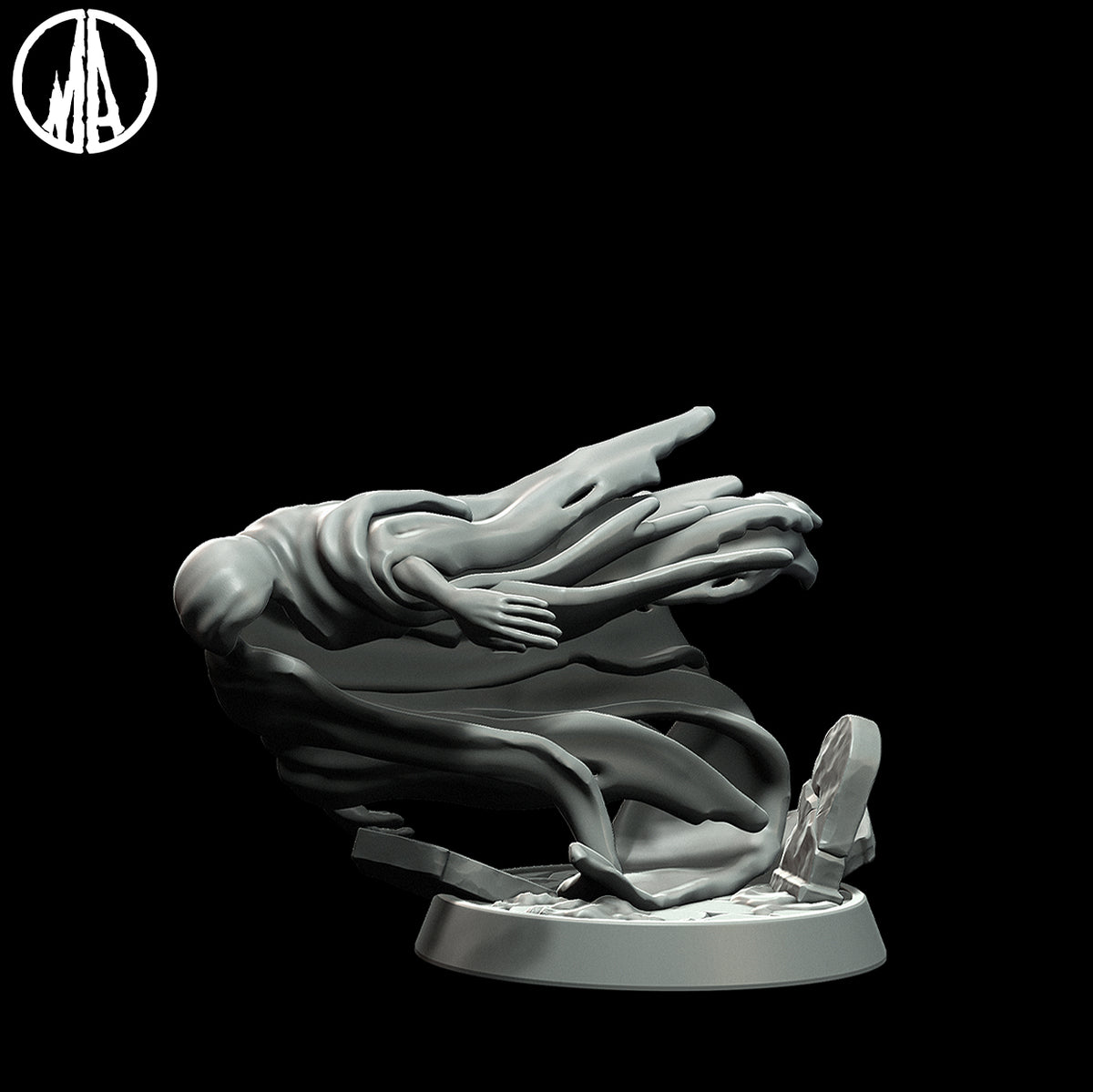 Ghosts | 32mm Scale Resin Model | From the Lost Souls Collection