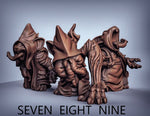 Mousle Cultists with Scenery Resin Miniatures for DnD | Tabletop Gaming
