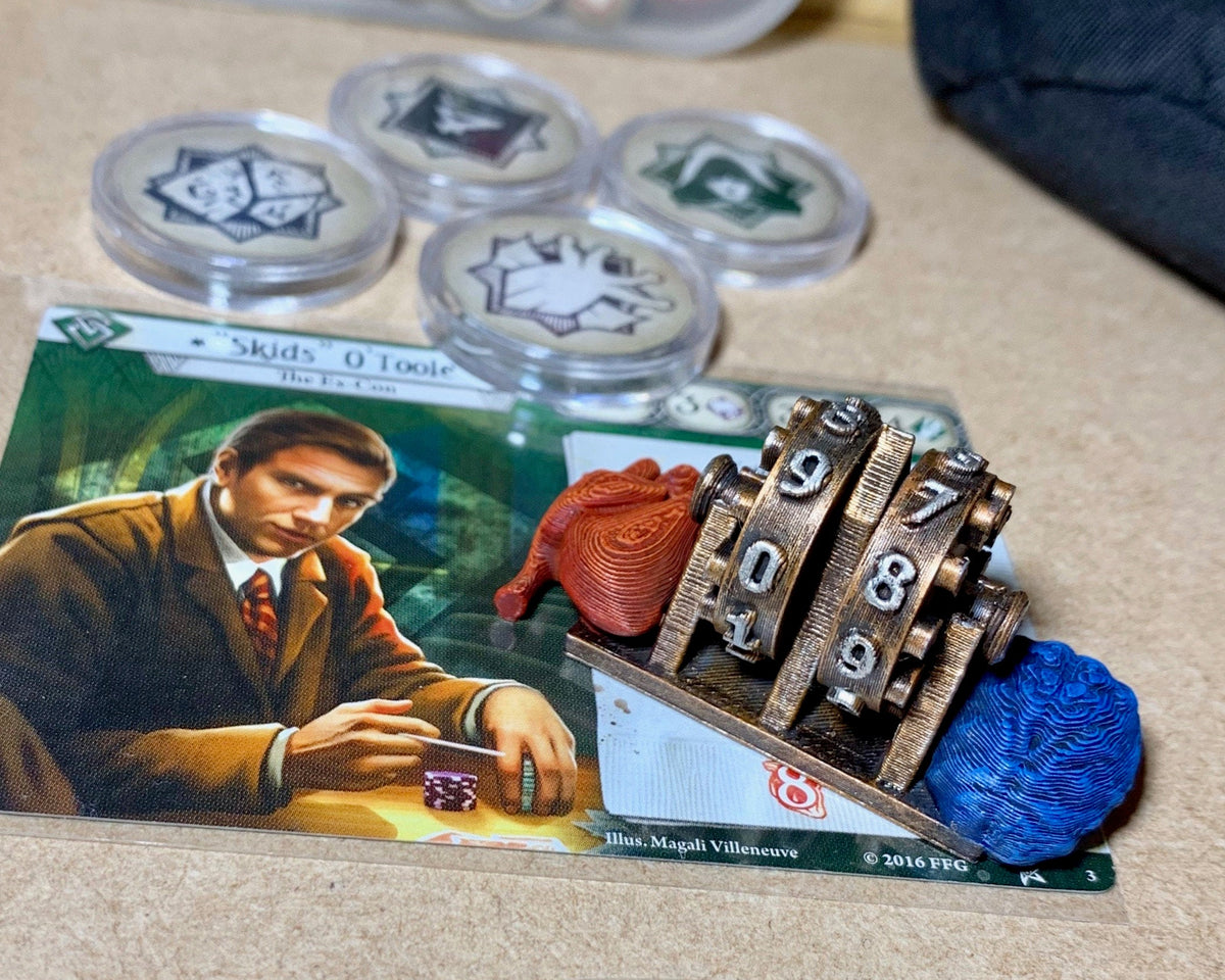 Health and Sanity Counter - Ideal for Arkham Horror, Eldritch Horror, MoM & Elder Sign
