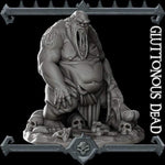 Gluttonous Dead - Miniature -All Sizes | Dungeons and Dragons | Pathfinder | War Gaming