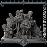 Graveyard Elemental - Miniature -All Sizes | Dungeons and Dragons | Pathfinder | War Gaming