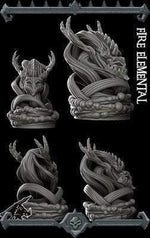Fire Elemental - Miniature -All Sizes | Dungeons and Dragons | Pathfinder | War Gaming